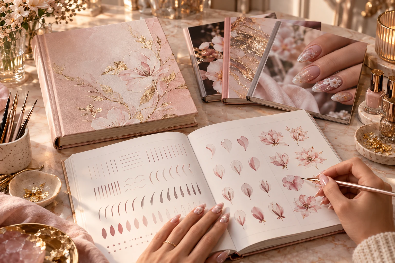 Cuaderno principal de Trazo Perfecto y tres guías complementarias